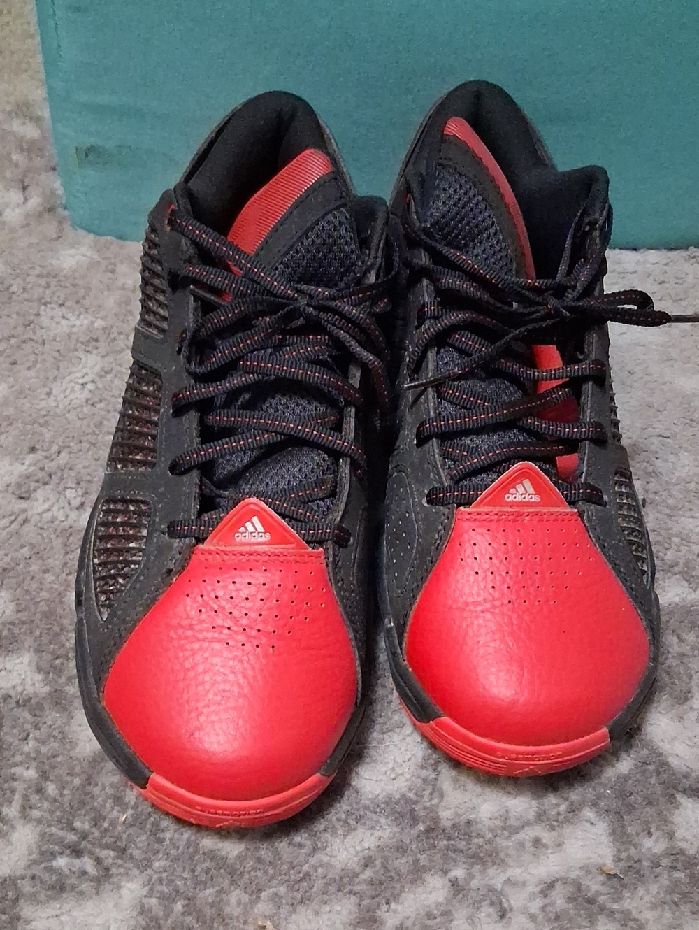 adidas Men Black and Red Performance Sneakers
